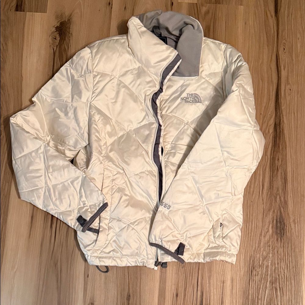 The North Face White Quilted Jacket